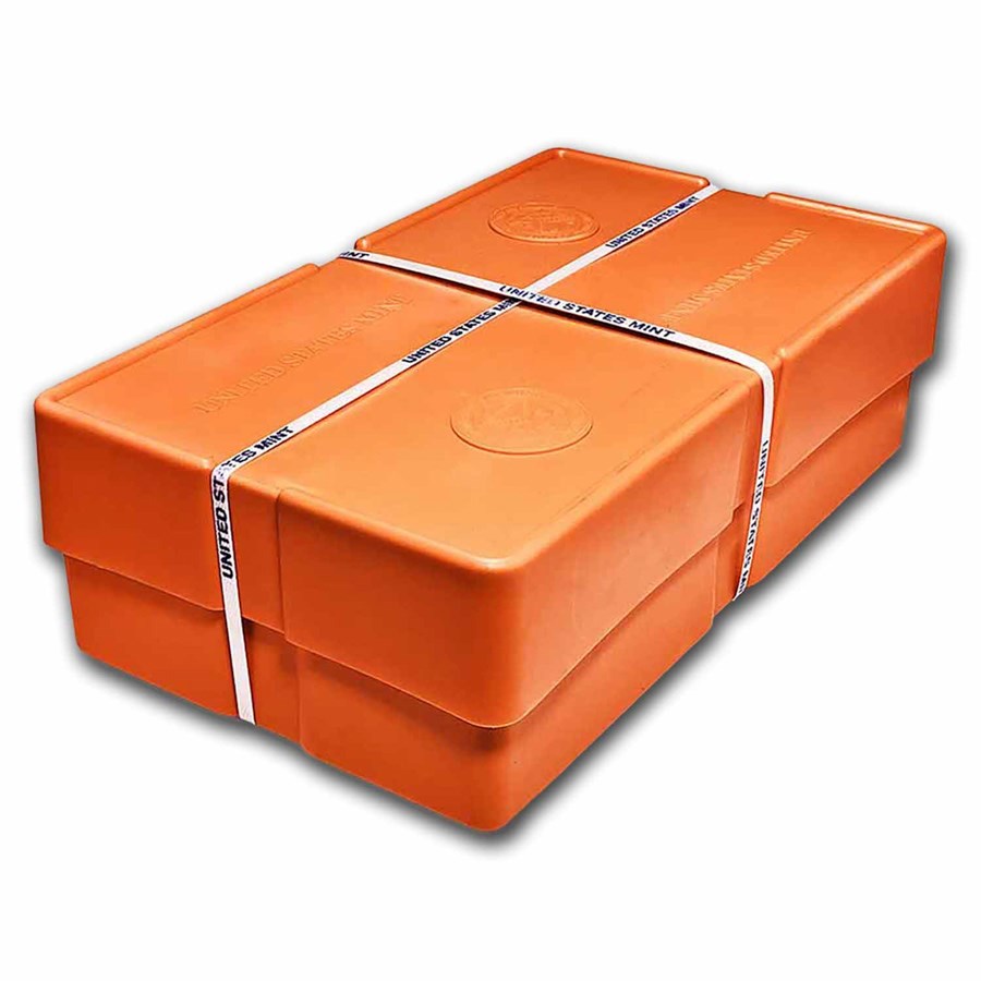 2025 American Buffalo 1 oz Gold Coin monster box containing 500 coins