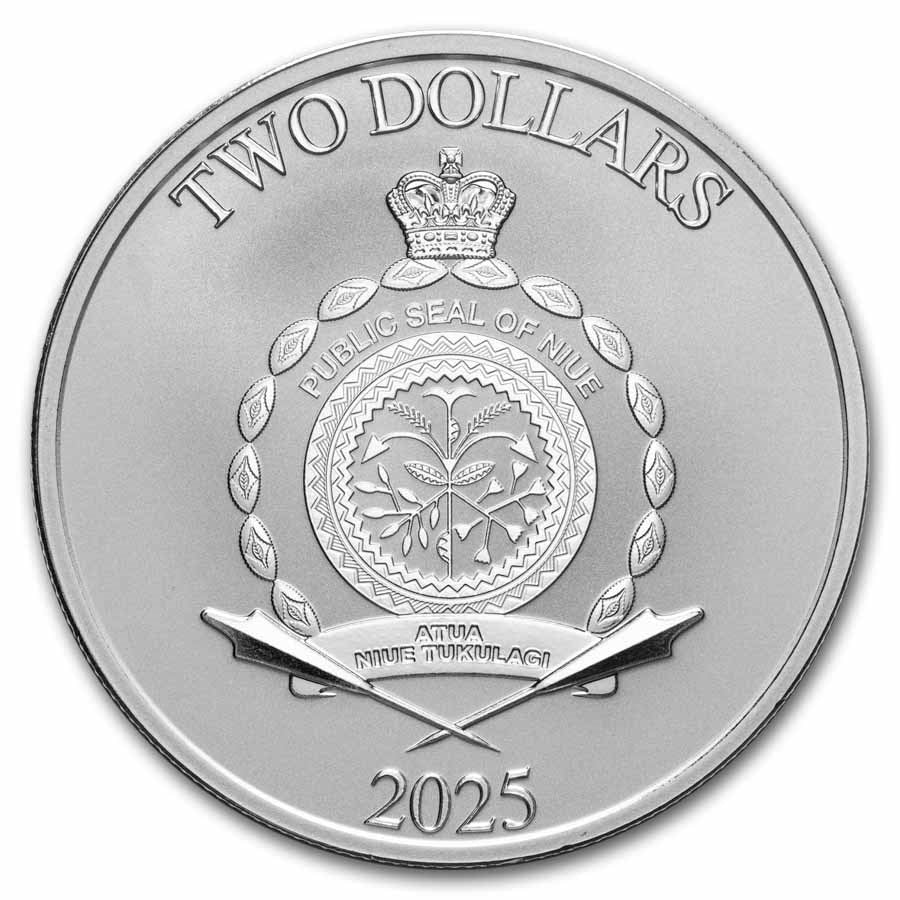 2025 Star Wars: Luke Skywalker 1 oz Silver Coin