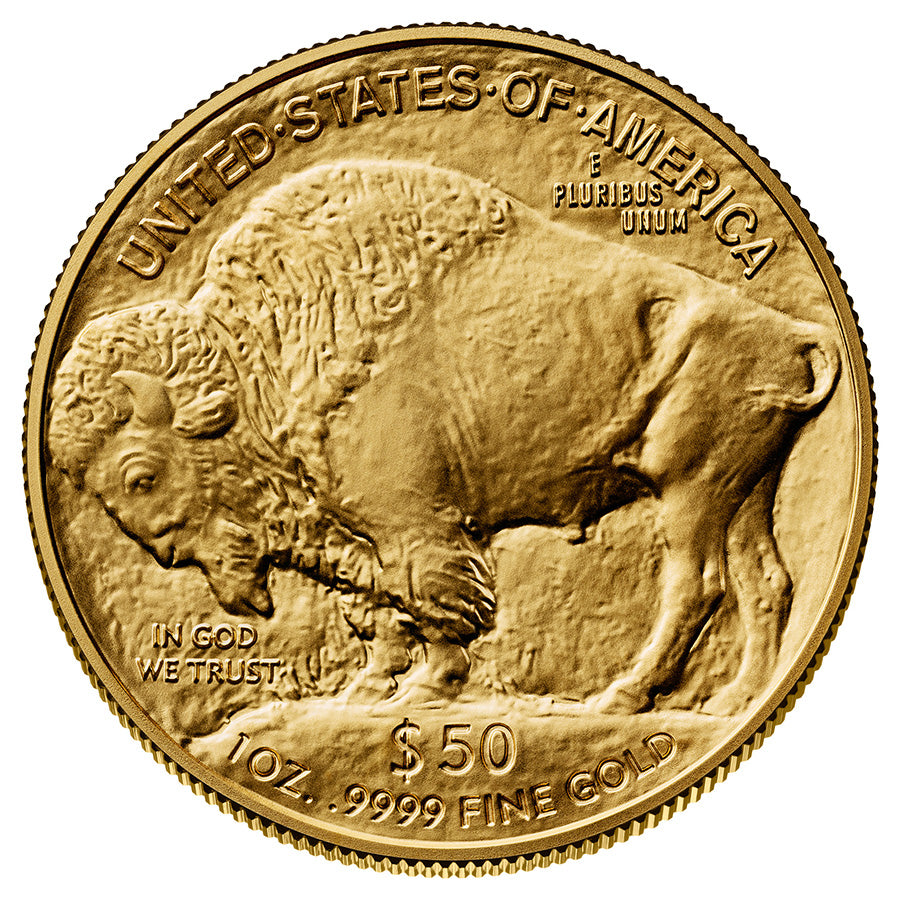 2026 American Buffalo 1 oz Gold Coin reverse depicting the American Buffalo, modeled after Black Diamond