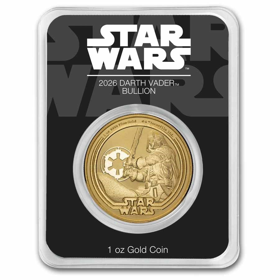 2026 Star Wars: Darth Vader 1 oz Gold Coin