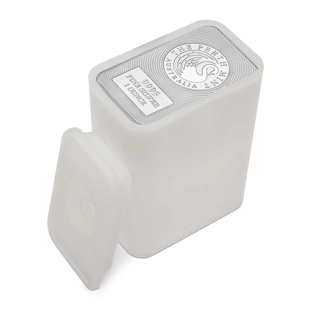 Perth Mint Kangaroo 1 oz Silver Bar tube holding 20 bars