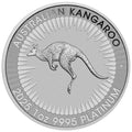 2025 Australian Kangaroo 1 oz Platinum Coin reverse showcasing an iconic kangaroo surrounded by stylized rays of sunlight
