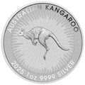 2025 Australian Kangaroo 1 oz Silver Coin reverse showcasing an iconic kangaroo surrounded by stylized rays of sunlight