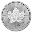 2025 Canadian Maple Leaf 1 oz Platinum Coin reverse displaying a large maple leaf