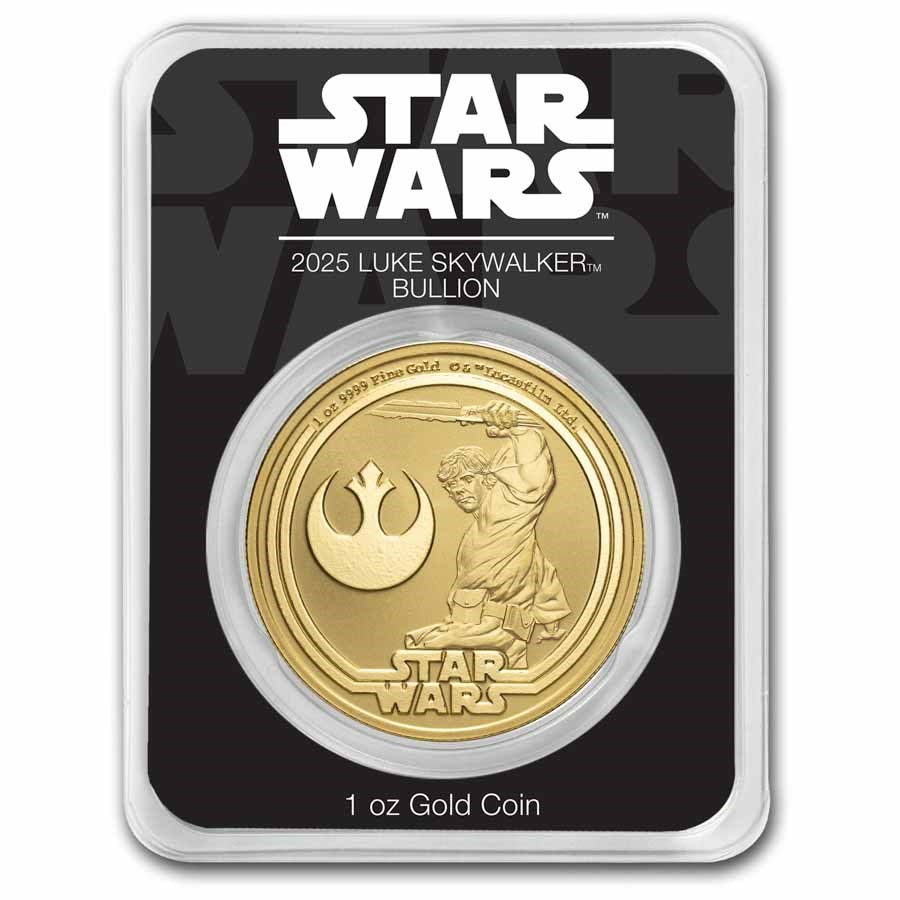 2025 Star Wars: Luke Skywalker 1 oz Gold Coin