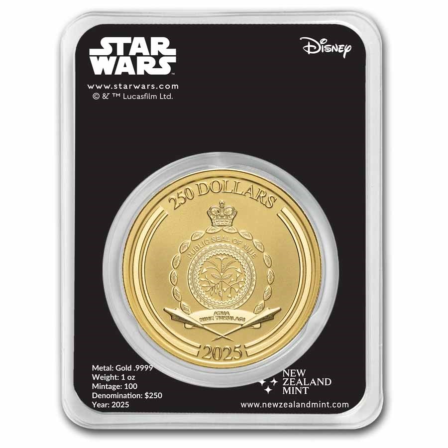 その他 Luke Skywalker special collection coin 2025 Luke Skywalker 1 oz 999 Silver Coin | Limited Star Wars Bullion