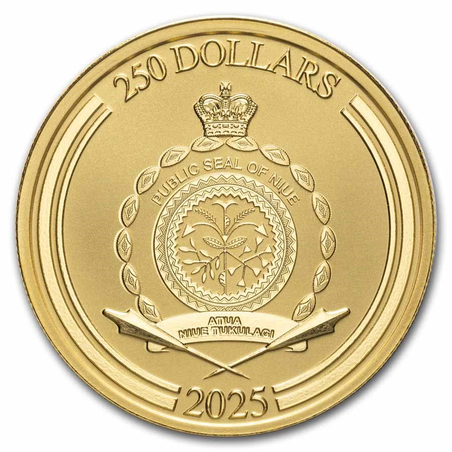 2025 Star Wars: Luke Skywalker 1 oz Gold Coin