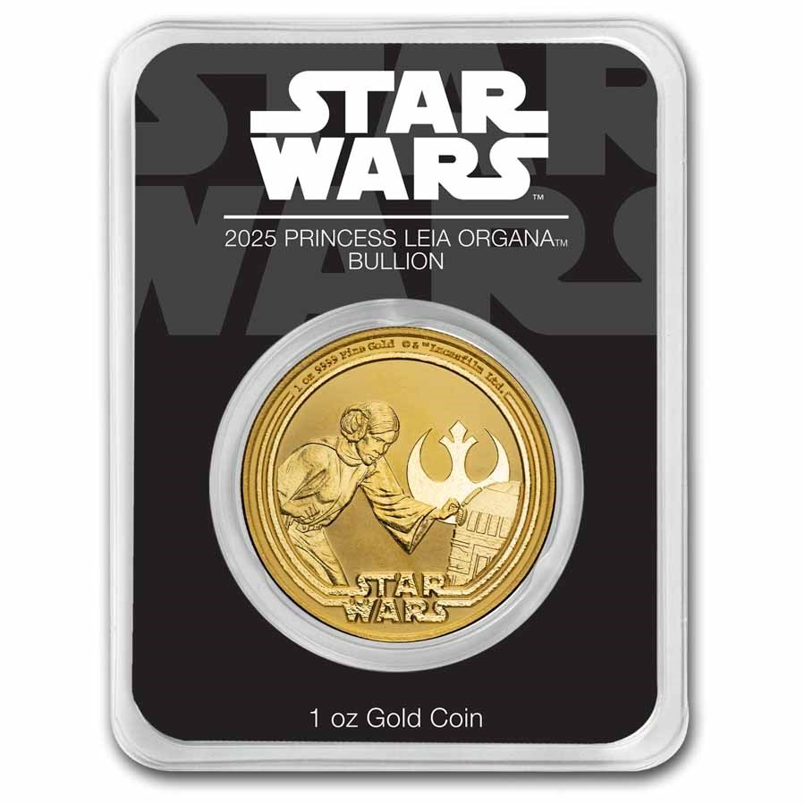 2025 Star Wars: Princess Leia 1 oz Gold Coin