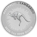 2026 Australian Kangaroo 1 oz Silver Coin reverse showcasing a leaping kangaroo, depicted against a background of stylised rays of sunlight