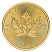 2026 Canadian Maple Leaf 1 oz Gold Coin reverse displaying a large maple leaf