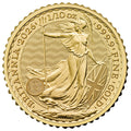 2026 Britannia 1/10 oz Gold Coin reverse featuring Britannia with trident and shield, adorned with the Union Flag