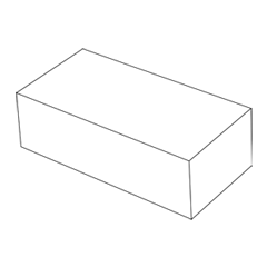 Illustrative line drawing of the Royal Mint assay card box