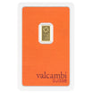 Valcambi Suisse 1 gram Gold Bar (In Assay) obverse featuring Valcambi's rotating square logo